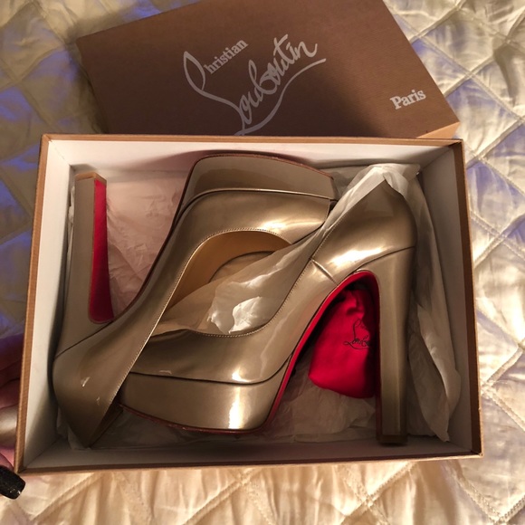Christian Louboutin Peep Toe Platforms - Picture 4 of 4